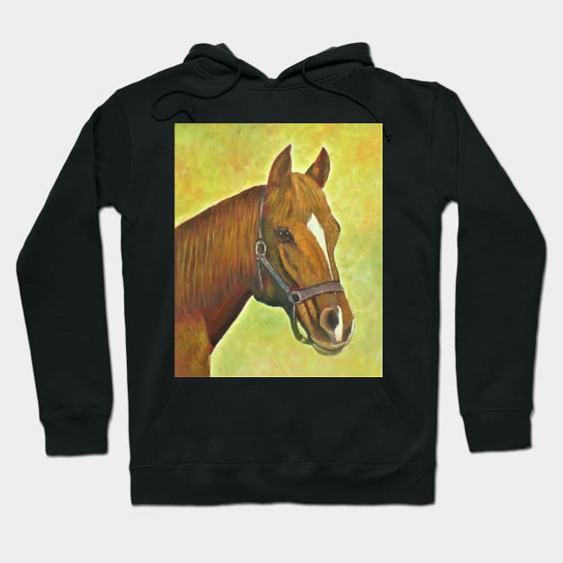 Horse beauty Hoodie by Allison Prior Art